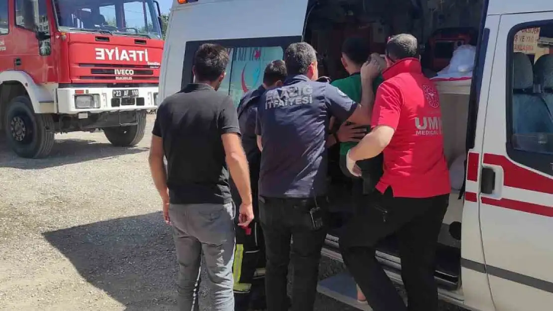 Elazığ'da 14 yaşındaki çocuk elini fıstık makinesine kaptırdı, 5 parmağı koptu