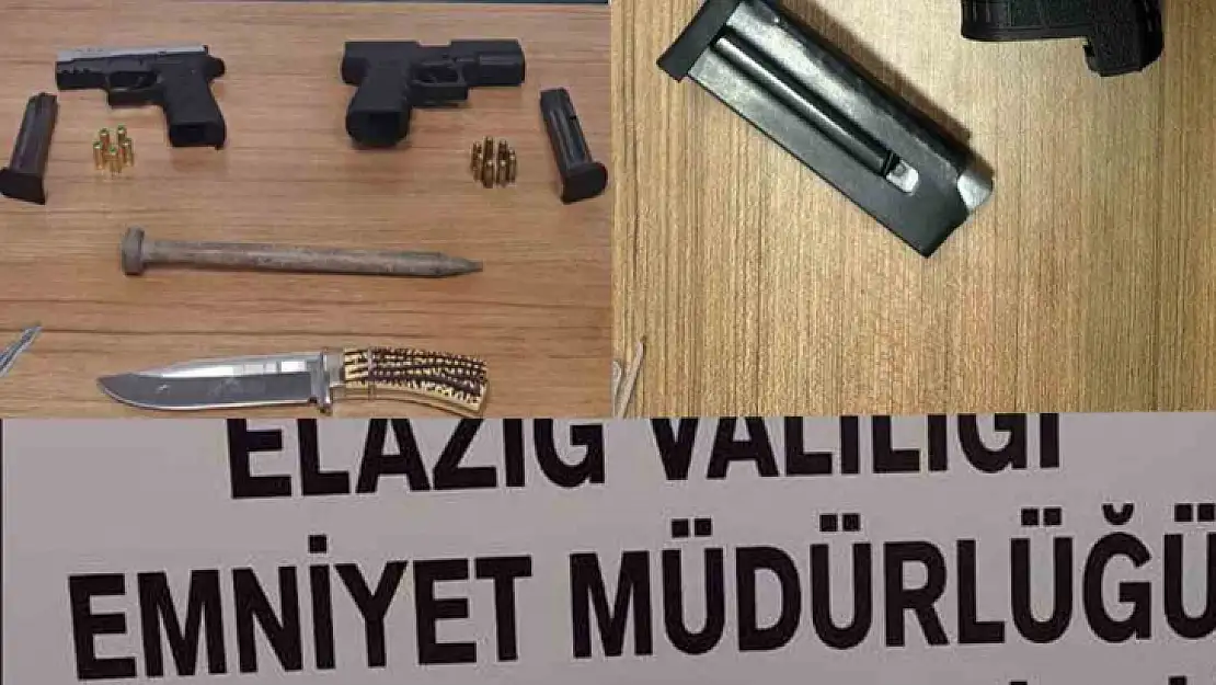 Elazığ'da aranan 9 şüpheli yakalandı