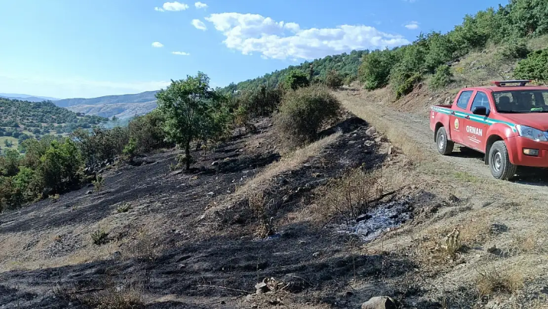 Elazığ'da korkutan yangın