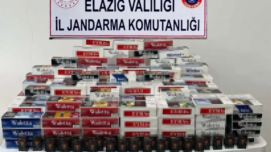 Elazığ'da makaron ele geçirildi