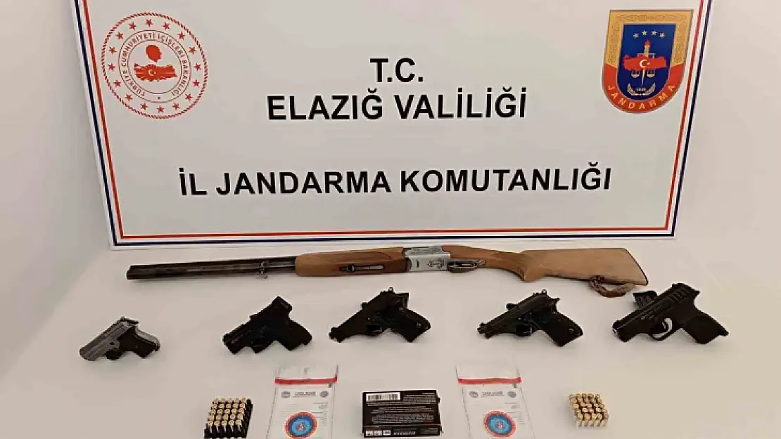 Elazığ'da ruhsatsız silah operasyonu