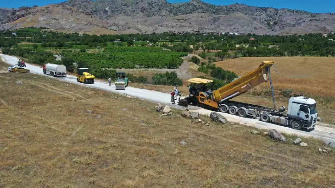 Elazığ'da SSB yol çalışmaları başladı