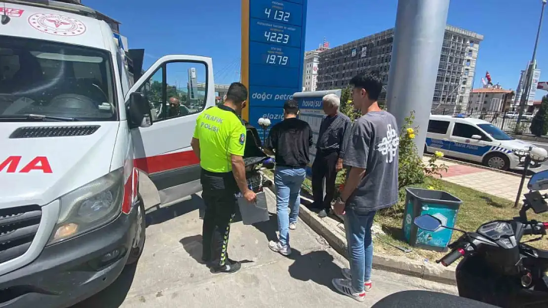 Elazığ'da trafik kazası : 1 yaralı