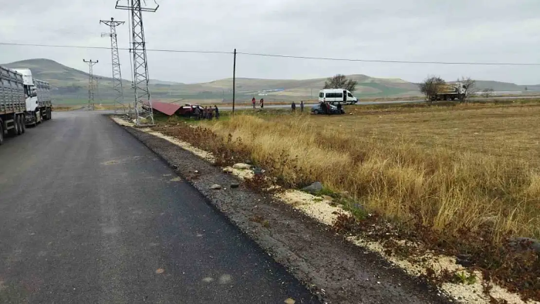 Elazığ'da trafik kazası:2 yaralı