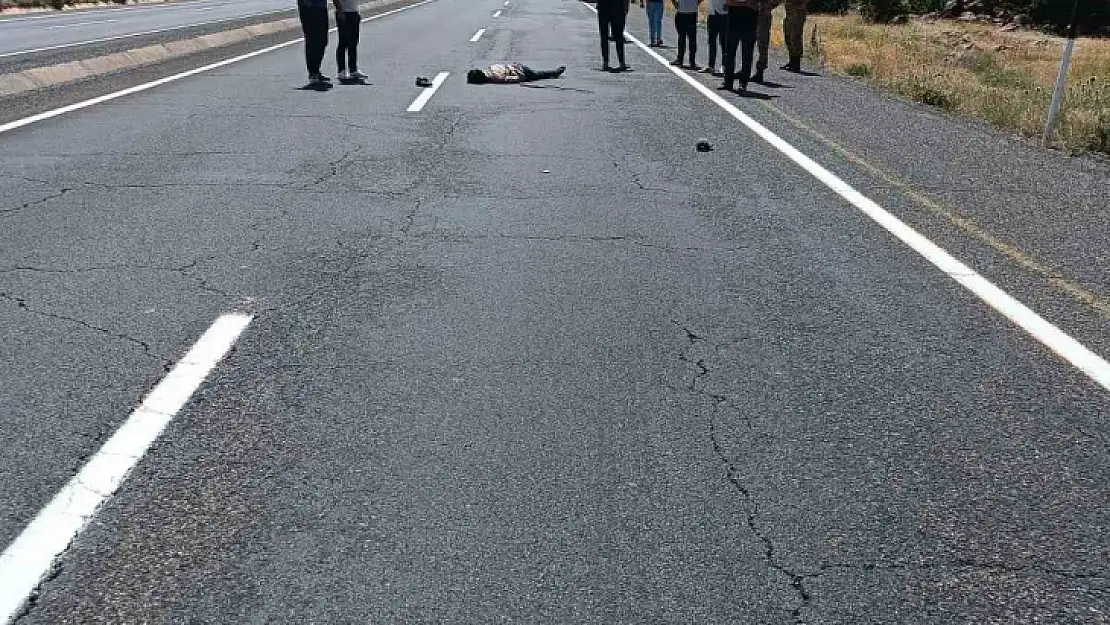 Elazığ'da yolun karşısına geçmeye çalışan yayaya araç çarptı