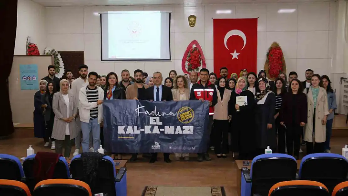 Öğretmen adaylarına 'kadına yönelik şiddetle mücadele' semineri verildi